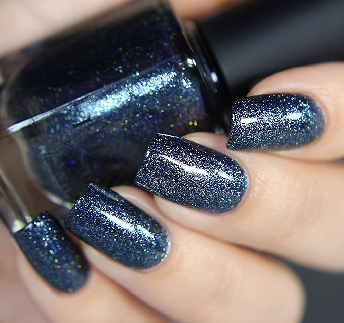 ILNP By Nightfall - Asphalt Blue Ultra Metallic Nail Polish