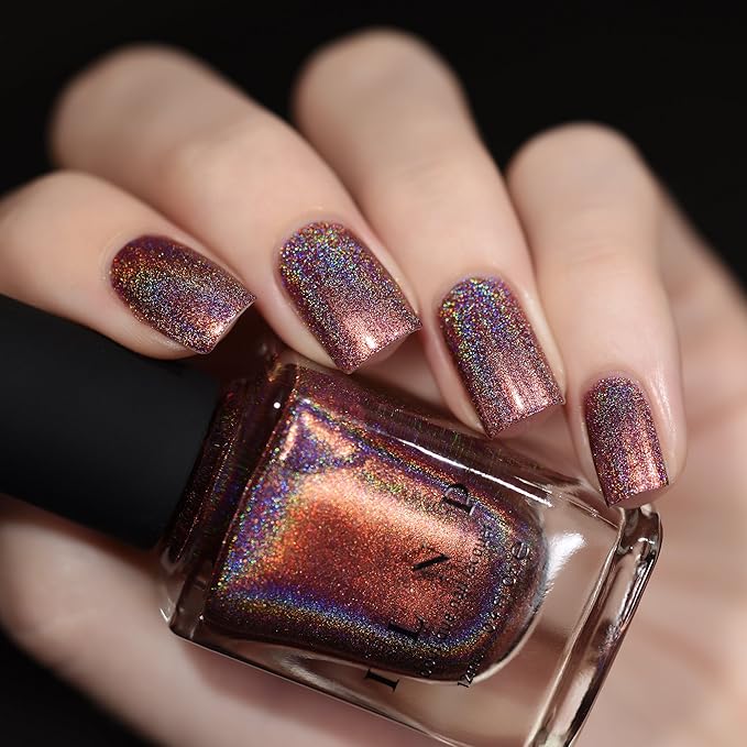 ILNP Dinner Party - Alluring Marsala Ultra Holographic Nail Polish