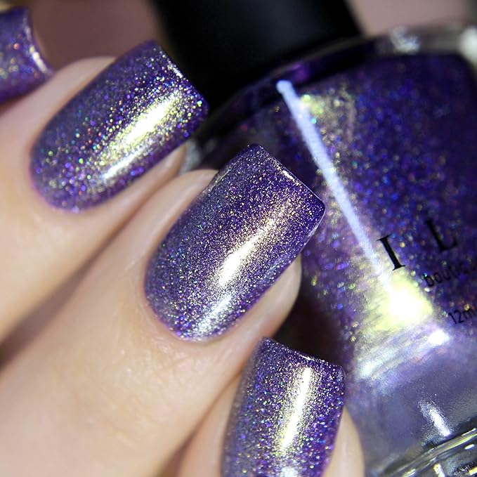 ILNP Art District - Regal Purple Holographic Nail Polish