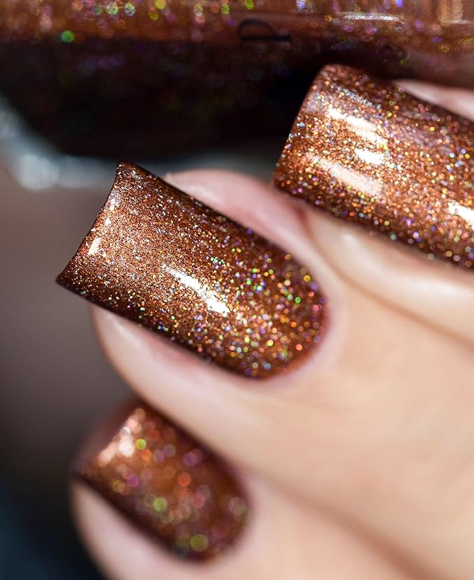 ILNP Cabin Fever - Burnt Orange Holographic Nail Polish