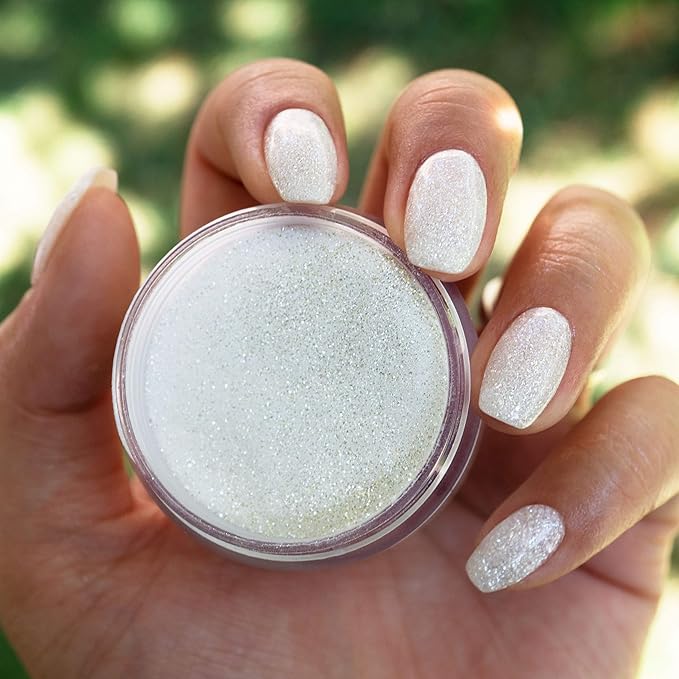 DipWell Glitter Color Dipping Nail Powder, Dip Powder for Nails, Dipping Nail Liquid Compatible, Easy Soak-Off, Vegan-Friendly, Made in USA (GL - 44)