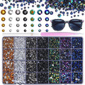 22300Pcs Black Gold Silver Tan Rhinestones for Bedazzling, 3mm-6mm Jelly Bedazzling Resin Gems, Tan AB Black Gems Bedazzling Kit for Crafting Nails Face Makeup Crafts Tumblers