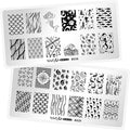 Whats Up Nails - Nautical Sea Stamping Plates 2 pack (B020, B038) for Nail Art Design