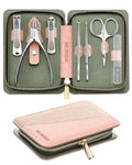 7Pcs Manicure Set, Pedicure Sets, Nail Clipper sets，Stainless Steel Professional Nail Cutter with Travel Case