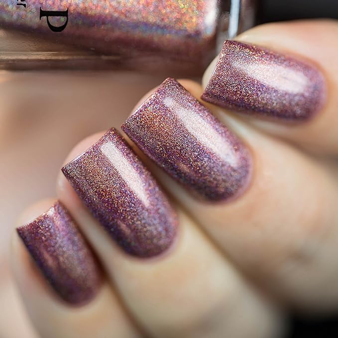 ILNP Dinner Party - Alluring Marsala Ultra Holographic Nail Polish