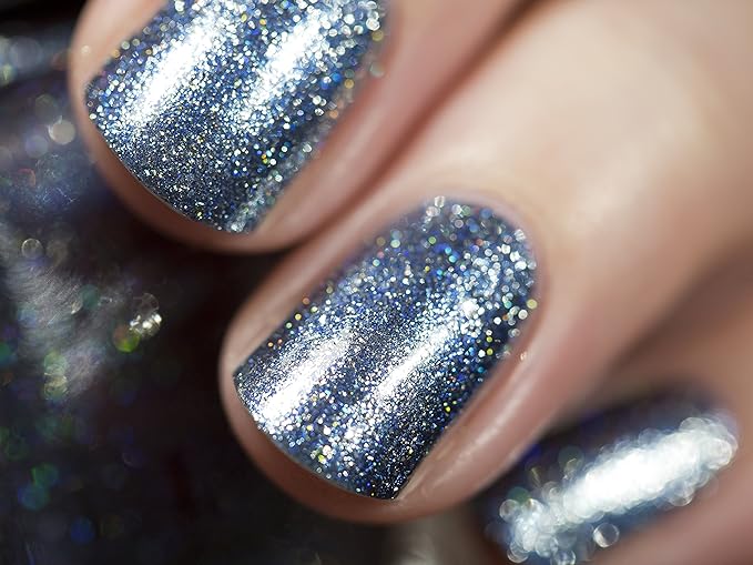 ILNP Arctic Lights - Icy Blue Holographic Metallic Nail Polish