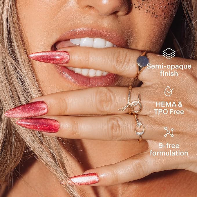 APRÉS Astral Gel Color Set, 3 Colors, HEMA-Free & TPO-Free Salon Quality Nail Gel Polish Trio Bundle (Astral Velvet Cat Eye, Set 4)