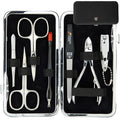 3 Swords Germany - brand quality 7 piece manicure pedicure grooming kit set for professional finger & toe nail care scissors clipper fashion leather case in gift box, Made by 3 Swords Germany (6271)