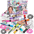 Kids Nail Kit for Girls Ages 7-12, FunKidz Ultimate 315Pcs Nail Polish Pens Combo Pack Size 17.91Wx12.4L Glitter Temporary Nail Supplies for Teens SPA Makeup Kit