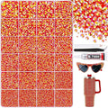 25000Pcs Red ABRhinestones for Bedazzling with B7000 Jewelry Glue, Non Hotfix Flatback Gems, Crystal Resin Rhinestones for Crafting Crafts Clothing Tumblers Mugs Shoes Fabric Decor Nail Art