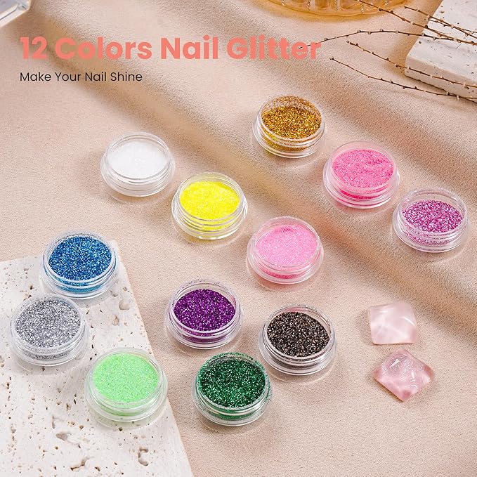 Practice Hand for Acrylic Nail: Fake Hand with Stand Nails Kit Acrylic Set - Professional Nail Mannequin Hand for Beginners Salon