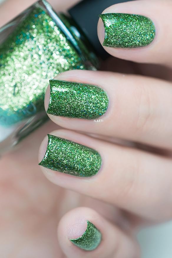 ILNP Lucky One - Pine Green Holographic Nail Polish
