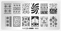Whats Up Nails - B003 Sweater Weather Stamping Plate for Christmas Winter Nail Art Design