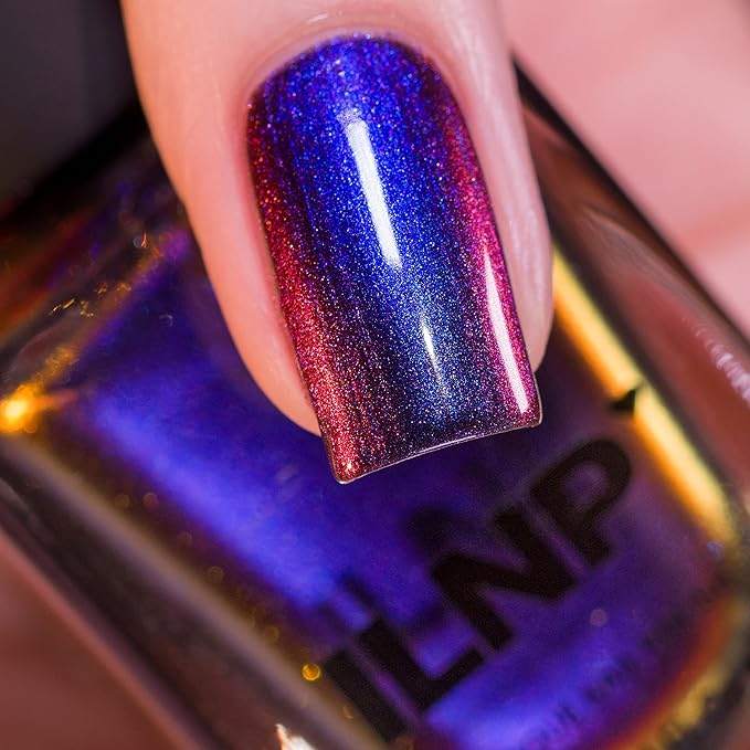 ILNP Cygnus Loop - Blue, Purple, Orange, Yellow, Red, Green Ultra Chrome Color Shifting Nail Polish