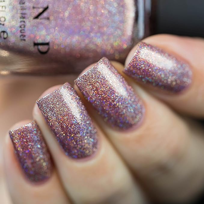 ILNP Close Knit - Rosy Mauve Ultra Holographic Nail Polish