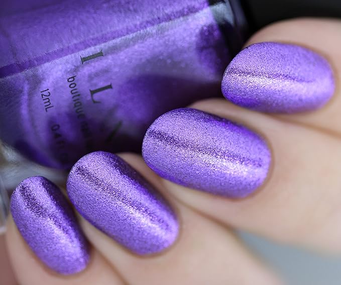 ILNP Hi-Fi - Bright Purple Ultra Metallic Bright Nail Polish