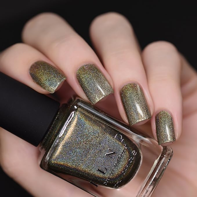 ILNP Treehouse - Rich Army Green Ultra Holographic Nail Polish