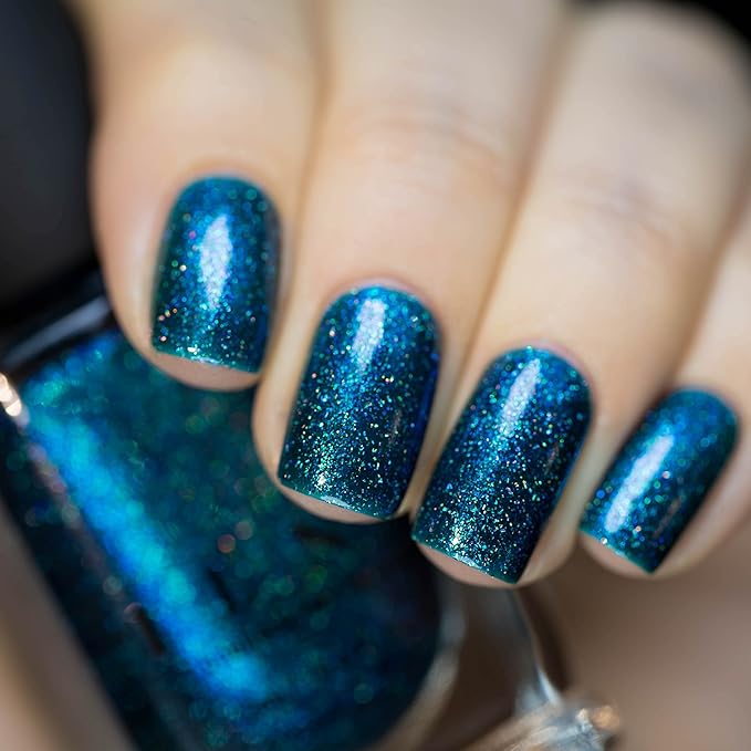 ILNP Party Favor - Vivid Teal Holographic Nail Polish
