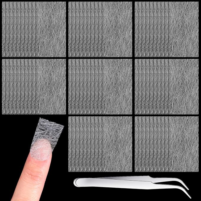 100PCS Fiberglass Nail Wrap Extension Silk Wrap for Nails Fiber Wraps DIY Protector Accessories for Broken Nail Repair