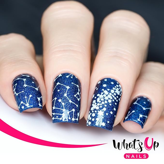 Whats Up Nails - B011 Intergalactic Encounters Stamping Plate for Nail Art Design