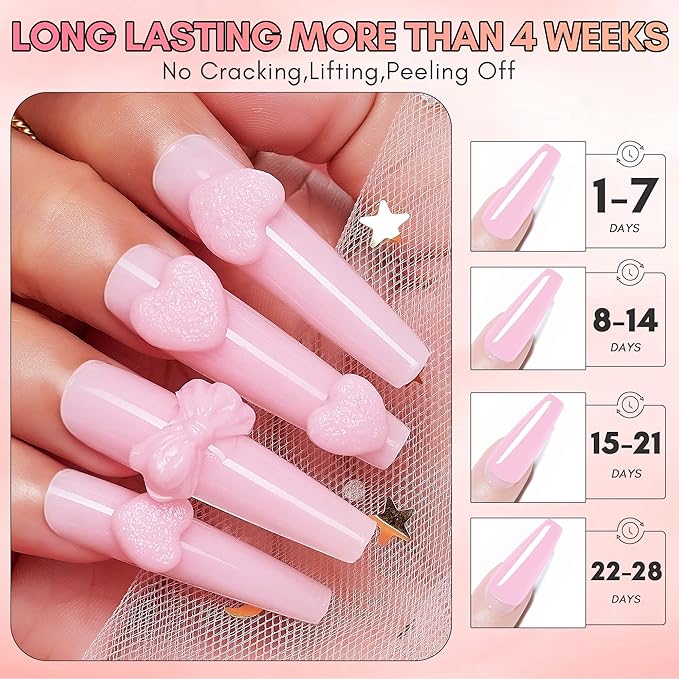 Makartt 3d Gel Nail Art Kit: All in One 3D Sculpting Builder DIY Kit Non-Stick-Hand Solid Gels UV LED Soak Off Gel Polish Painted Carving Molding Hard Gels Rhinestones Chrome Nail Art Salon Home