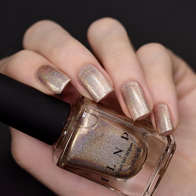 ILNP Countdown - Champagne Gold Holographic Nail Polish