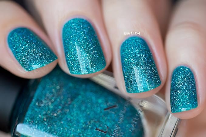 ILNP Harbour Island - Caribbean Blue Holographic Nail Polish