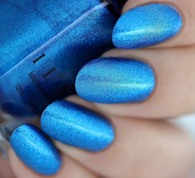 ILNP Blueprint - Electric Blue Ultra Metallic Bright Nail Polish