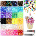 RODAKY Resin Jelly Rhinestones for Crafting Bedazzling,24 Color Rhinestones for Nails Art,5MM Nail Rhinestone and Gems,Nail Diamond Flatback Gems Crystals Charms for Nail Design DIY Makeup Decor