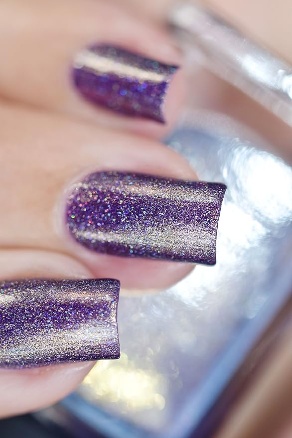 ILNP Art District - Regal Purple Holographic Nail Polish