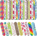 Sumind 100 Pack Nail Files Double Sided Emery Boards Manicure Tools (3.54 x 0.79 x 0.16inch)