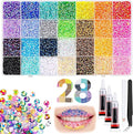 Bedazzler Kit with Rhinestones, 2026 New Resin Jelly Rhinestones for Bedazzling, Multicolor 3mm Flatback Gems for Nail Diamond Art Crafting Book Makeup (30000)