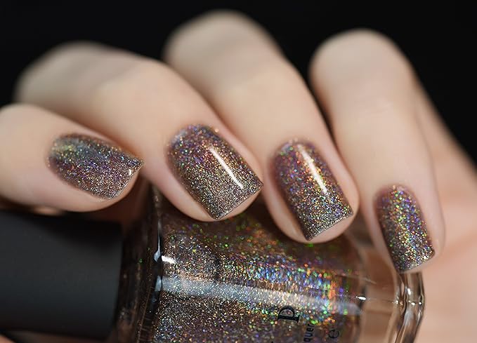 ILNP Mona Lisa - Mocha Brown Ultra Holographic Nail Polish