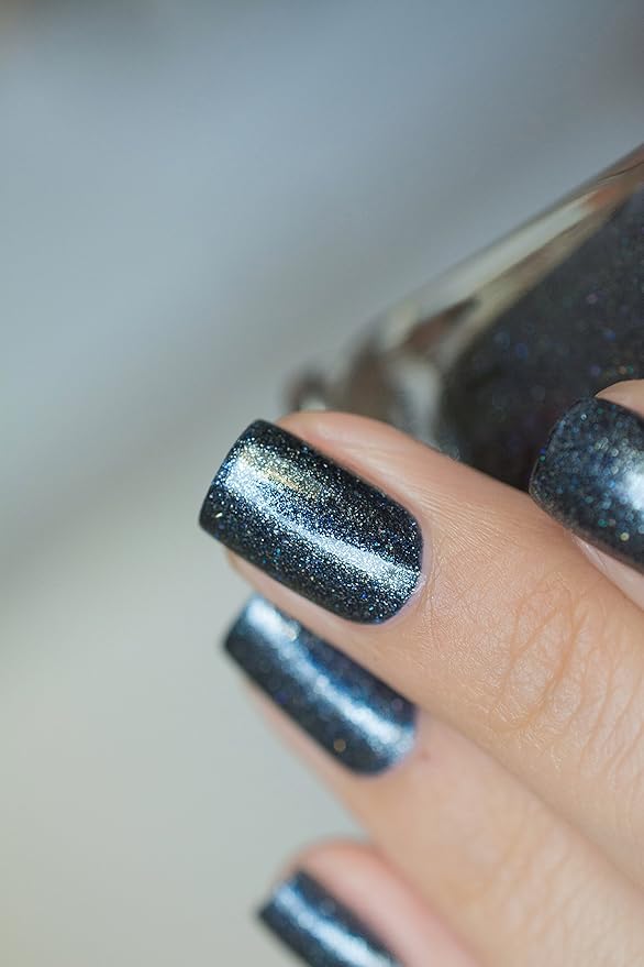 ILNP By Nightfall - Asphalt Blue Ultra Metallic Nail Polish