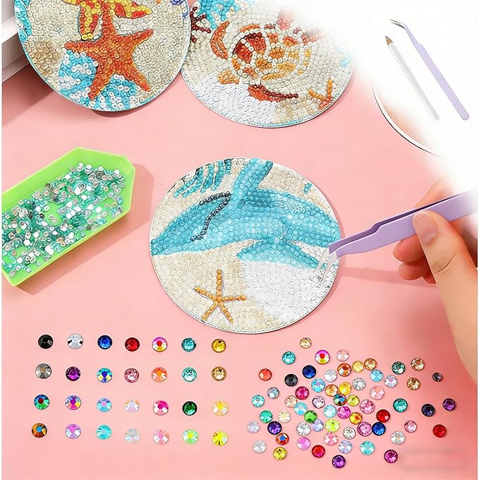 USLVL 28 Colors Resin Jelly Gems Bedazzling Kit, 3mm Flatback Rhinestone Gems for Nail Art Crafts, with 3 Bottles B7000 Glue for Clothes, Shoes, Bedazzled DIY JewelryMaking 1