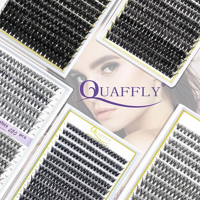 5-Pack False Eyelashes Kit with Lash Glue & Seal, Remover, Tweezers, Curler | Professional Lash Extension Set for Natural/Dramatic Look, Reusable, Salon & Home Use