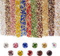 Craftdady 5500Pcs 2mm Faceted Glass Rhinestone 11 Colors Pointed Back Crystal Diamante Gems Birthstone Faceted Cabochons for Nail Arts Decoration Jewelry Making Wedding Bouquet