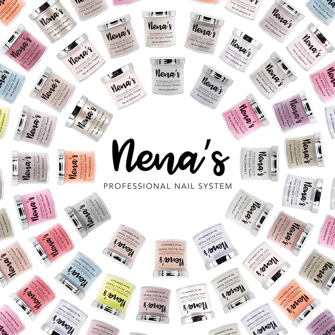Nena's Superior Sculpting Powder Professional Acrylic Nail System wide color palette 4.0 oz (344)