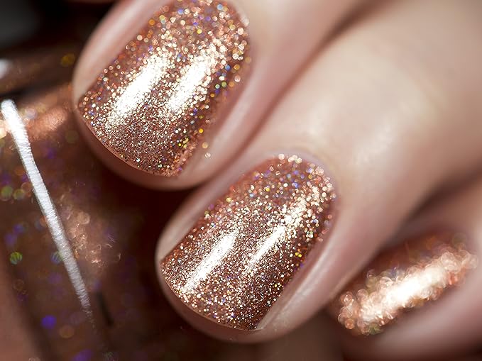 ILNP Copper Top - Copper Holographic Metallic Nail Polish