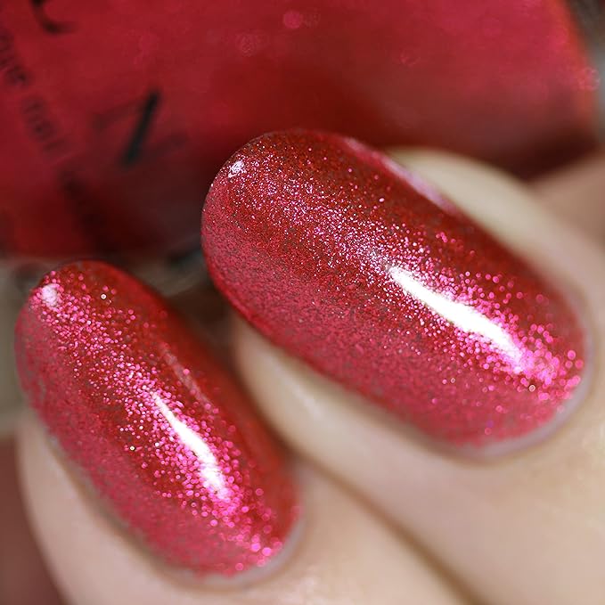 ILNP Love Me Not - Cardinal Red Ultra Metallic Bright Nail Polish