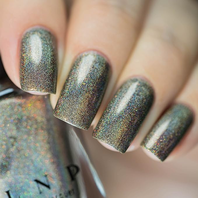 ILNP Treehouse - Rich Army Green Ultra Holographic Nail Polish