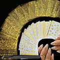 60 Sheets Gold Nail Stickers for Nail Art Gold Nail Art Stickers Decals More Than 2000 Design 3D Self-Adhesive Golden Nail Decals for Women Girls Salon Home DIY Manicure Nail Tweezers Included