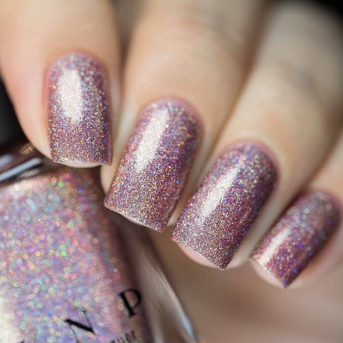 ILNP Close Knit - Rosy Mauve Ultra Holographic Nail Polish