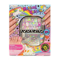 Hot Focus Unicorn Nail Kit – Kids Nail Polish Set for Girls Ages 5 6 7-12 with 77+ Pieces, Spa Kit, Nail Art Decoration Set, Glow-in-the-dark, Stickers, and Water-Based Polish - Girls' Nail Kit.