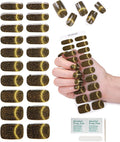 French-Inspired 20pcs Semi Cured Gel Nail Strips - Salon-Grade DIY Wraps with Glaze Texture, Easy Application, UV Light Required for Classic Nails