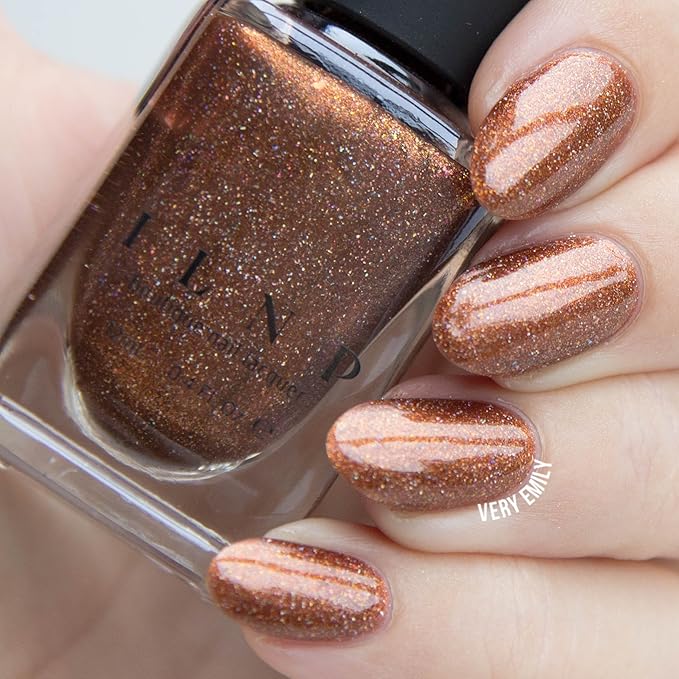 ILNP Cabin Fever - Burnt Orange Holographic Nail Polish
