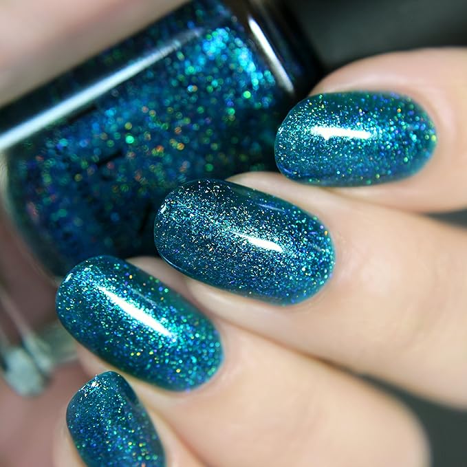 ILNP Party Favor - Vivid Teal Holographic Nail Polish