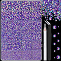 25000Pcs Resin Jelly Rhinestones for Crafting, Dark Purple AB 2-6mm Mixed Sizes Non Hotfix Flatback Gems, Bedazzling Crystal for DIY Crafts Clothing Tumblers Mugs Shoes Fabric Nail Art