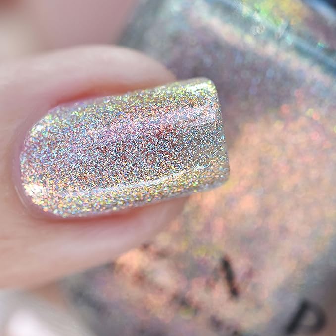 ILNP Fired Up - Fiery Orange to Green Color Kissed Ultra Holo Nail Polish