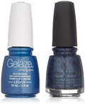 China Glaze Gelaze Tips and Toes Nail Polish, Dorothy Who?, 2 Count
